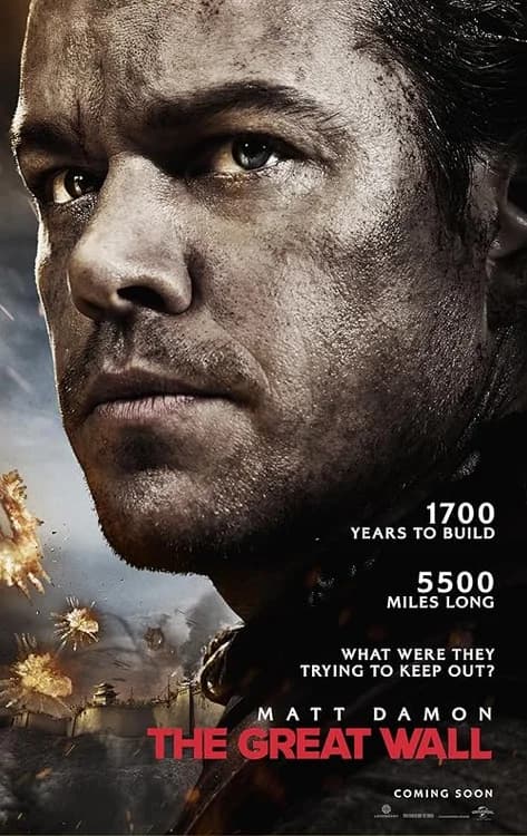 The Great Wall film posteri
